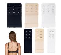 Estensore per reggiseno, estensore regolabile per reggiseno, elastica con fibbia di estensione con gancio morbido, comodo supporto per il bagno, bikini, allattamento, lingerie, corsetto