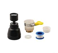 Estensore per rubinetto, girevole a 360°, 3 modalità di risparmio idrico, ugello per un efficiente aeratore per rubinetto da cucina (S)