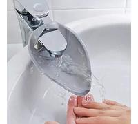 Estensore per rubinetto, per lavandino, soluzione sicura e divertente, per il lavaggio delle mani per neonati, bambini, per insegnare ai vostri bambini buone abitudini igieniche (grigio)