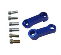 Estensore per specchio in alluminio CNC per filettatura destra m10 in | Venduto in coppia, disponibile in nero, argento, oro, rosso, blu, design elegante si adatta a varie moto