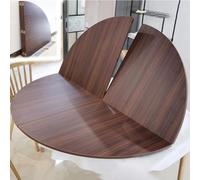 Estensore per tavolo rotondo pieghevole da 170,2 cm, salvaspazio, design pieghevole a un quarto, perfetto per eventi e riunioni, senza bisogno di gambe