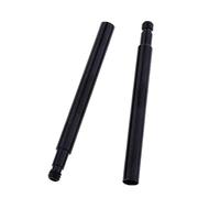 Estensore per valvola Presta, per bici da strada, in lega, 70 mm, colore: nero