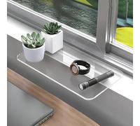 Estensore regolabile per davanzale della finestra in acrilico, personalizzabile, 55 x 35 cm, ideale per giardinaggio in interni, ottimizzazione dello spazio e soluzioni per la decorazione della casa