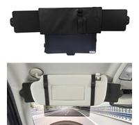 Estensore regolabile per parasole auto con lente antiriflesso in policarbonato, estensione a 3 vie per bloccare la luce solare laterale, adatto per berline e SUV, nero