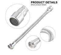 Estensore rubinetto torcibile con rotazione a 360 gradi per comodo spray acqua