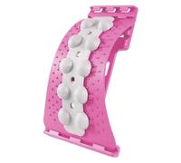 Estensore Schiena Regolabile Tavola Per Allungamento Schiena Back Cracker Per Allineamento Spinale Massaggiatore Manuale Per Rilassamento Muscolare E Spalle Prevenzione Della Postura Curva (Rosa)