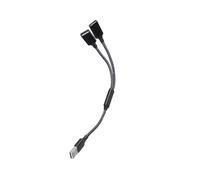Estensore USB a 2 porte maschio a doppia estensione femmina per unità lampeggianti tastiera per computer portatile desktop e console di gioco estensione di alimentazione USB