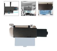 Estensore Visiera Auto Regolabile Rifinita Pelle Elegante Riduzione Riflesso Eff