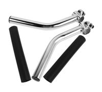 Estensori per Maniglia Sedia a Rotelle Manuale 24cm Argento | Impugnature di Ricambio per Spinta, Acciaio Metallico, Controllo Migliorato, per Riabilitazione e Ausili Domestici