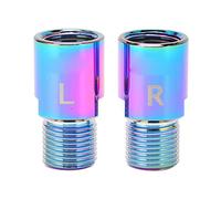 Estensori per pedale bici Robusto acciaio durevole Risparmia sforzo Protezione per il ginocchio Bullone di estensione pedale bici per biciclette Mountain bike Bici da strada 2 (20 mm)