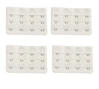 Estensori per reggiseno con fibbia 3 file 3 ganci da donna elastico intimo cinturino chiusura estensione per donna sostituzione reggiseno 4 pezzi comodo e bello