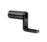 Estensori Specchietti Supporto Adattatore Per Supporto Di Espansione Per Specchietto Retrovisore Per Moto, In Lega Di Alluminio, Accessori Per Moto(Black1)