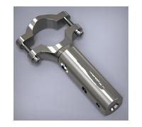 Estensori Specchietti Supporto Per Faretto Per Manubrio Moto, Staffa Di Estensione In Lega Di Alluminio, Accessori Per Specchietto Retrovisore(WHITE)