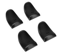 Estensori trigger L2 R2 Soft Touch Grip estesi Pulsanti Enhancer per controller Gomma ABS di alta qualità Nero Blu Rosso (Nera)