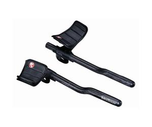 Estensori Vision Trimax carbone clip-on réglable r-bend v18 Noir