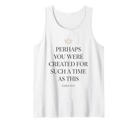 Ester 4:14 Corona Bibbia Versetto Fede Donne Canotta