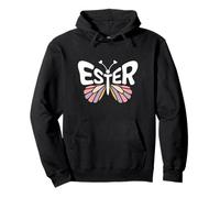 Ester Butterfly - Personalizzato Carino Nome Word Art Felpa con Cappuccio