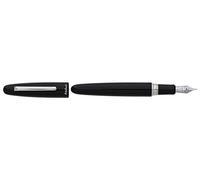 Esterbrook Estie Ebony - Penna stilografica a punta media, cromata