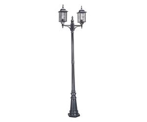 Esterni Candelabri Piantana Lampade da Percorso Nero Tavola H 228,5 CM Giardino [EEK: Non valutato]
