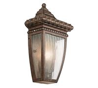 Esterni Lanterna Lampada da Parete Metallo Regenlass H 29,8 CM 1 Fiamma Antico [EEK: Non valutato]