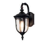 Esterni Lanterna Parete Lampada da Alluminio Bronzo Esposto Alle Intemperie Glas