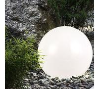 Esterni Luce con Picchetto Lampada Rotonda E27 da Infilare a Terra Patio Bianco [EEK: Non valutato]