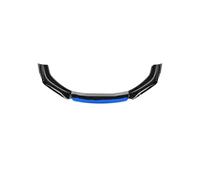Esterni Paraurti Anteriore Auto Nero Brillante Spoiler Diffusore Modifica Carrozzeria Resistenza Alle Collisioni Graffi Anteriore Alette Spoiler Paraurti(Black Blue Head)