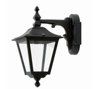 Esterni Rustico Nero Alluminio Elegante E27 IP44 Lampada da Parete Casa Giardino