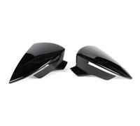 Esterni Shell Calotta Per Specchietto Retrovisore Auto Per Seat Per Leon Per Lion 5F III Per Ibiza 6F V KJ1 Per Arona KJ7 Copertura Esterna Effetto Carbonio Copertura retrovisore(Nero lucido)