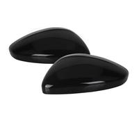 Esterni Shell Calotta Specchietto Retrovisore Esterno Per Peugeot 208 2012-2019 Copertura Anteriore Sinistro Destro Sostituzione Calotta Copertura retrovisore(Coppia nero lucido)
