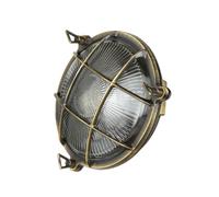 Esterni Wandleuchte Ottone Maritim Ø 21 CM E27 IP64 Lampada Nave Giardino Casa