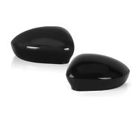 Esterno Calotte Specchietti Retrovisori Esterni Per Auto Per Fiat 500 500C Per GRANDE Per PUNTO 595 Per ABARTH 695 2007-2023 Copertura Retrovisori Copertura Specchietto(Nero lucido,Un paio)