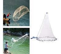 Esterno in Nylon Monofilamento Cast Mano Rimessa Laterale Da Pesca Rete Della