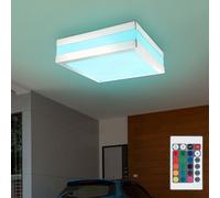 Esterno Lampada da Parete Plafoniera RGB LED Balcone Dimmerabile Bagno Argento [EEK: F]
