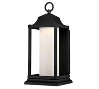 Esterno Lampada Parete Balcone da Terrazza 12 Watt LED Dimmerabile Brook Nero