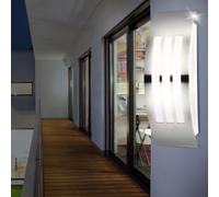 Esterno Lampada Parete Casa Frontale Bianco da Giardino Haustürlampe [EEK: Inaditato]