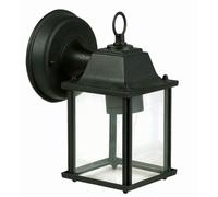 Esterno Lanterna Alluminio Rustico E27 H:22cm Piccolo Johna Luce per Parete