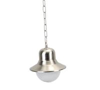Esterno Luce a Sospensione Ottone Vetro Schermo Ø23cm Marittima Terrazza Balcone