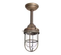 Esterno Luci Lampada Soffitto IP44 Antico Ottone Bronzo Fatto Cortile Terrazza