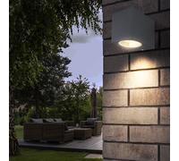 Esterno Parete Luci Illuminazione Giardino Giù Alluminio Hof Faretto Vetro Lampe [EEK: Non valutato]