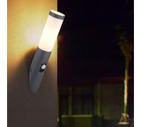 Esterno Piantana Lampada da Parete LED Chiodi Prese Acciaio Inox Sensore Lampada [EEK: F]