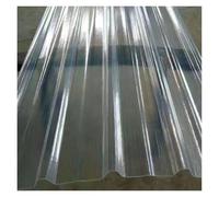 Esterno Serra Pannelli Ricambio Resistente Vento Pressione Lamiera Ondulata Finto Coppo Copertura Plastica Tettoia Tettoia per Balcone(A,0.9x1.2m/2.95x3.94ft)