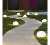 Esterno Solare Prato Lampada Moderna Creativa Pietra Shapep Giardino Luci Led Ricarica Impermeabile IP65 Decorazione per la Casa (Solare D22cm (1pcs))