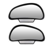 Esterno Specchietto Retrovisore Per Il Parcheggio PDC Assist Specchio Ausiliario In Vetro Convesso Specchietti Retrovisori Per Auto Punto Cieco Angolo Morto Snap Way Accessori Auto(Nero)
