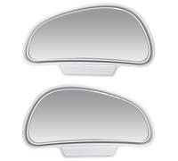 Esterno Specchietto Retrovisore Per Il Parcheggio PDC Assist Specchio Ausiliario In Vetro Convesso Specchietti Retrovisori Per Auto Punto Cieco Angolo Morto Snap Way Accessori Auto(Bianco)