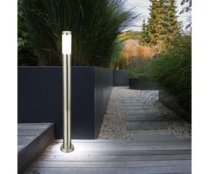 Esterno Supporto Luci Colonne Argento Giardino Canali Entrata Siepe Edestahl [EEK: Non valutato]