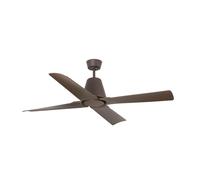 Esterno Ventilatore da Soffitto IP44 Typhoon Braun Risparmio Energetico Remoto [EEK: Non valutato]