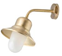 Esterno Wandleuchte Di Ottone Vetro Bianco Maritim Inossidabili Lampada Casa Hof