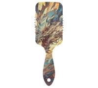 Estetica Animale Cartoon Stylebuffalo Plaid Check anti statico styling spazzola per capelli Progettato massaggiatore testa cuoio capelluto per capelli lunghi con manico ergonomico cepillo anti crespo
