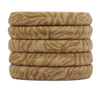 Estetica Animale Stampa Scrunchies Elastico Capelli Corda Set Di 5 Capelli Francesi Elastico Assorbente Capelli Tie Per Dopo Il Bagno Uso